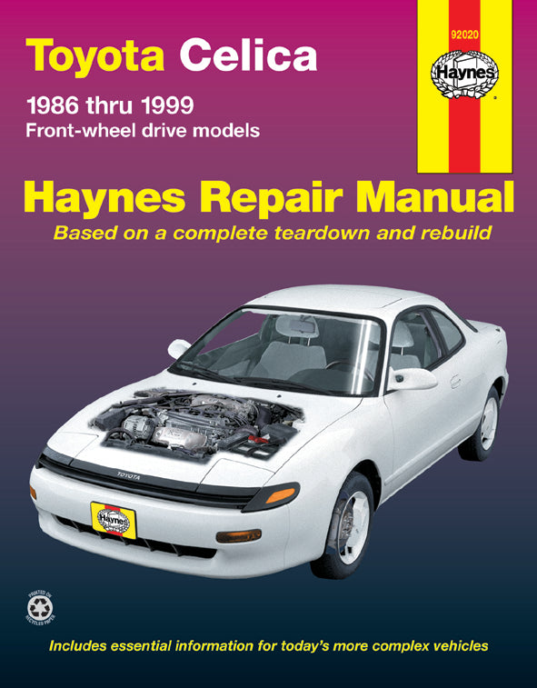 Toyota Celica FWD (1986-1999)Haynes Repair Manual (USA) – Haynes