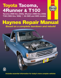 Toyota Tacoma (1995-2004), 4 Runner (1996-2002) & T100 (1993-1998) Haynes Repair Manual (USA)