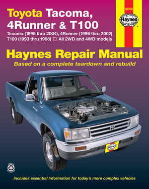 DIY Maintenance & Repair Manuals for Toyota T100 Cars