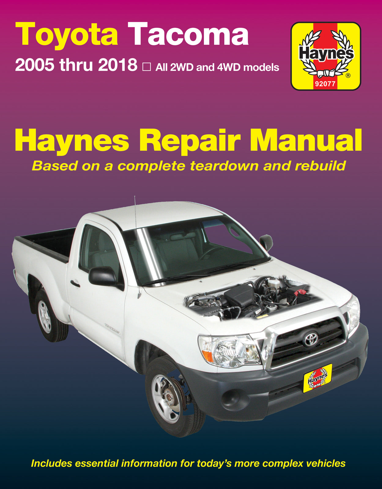 Toyota Tacoma (2005-2018) Haynes Repair Manual (USA)