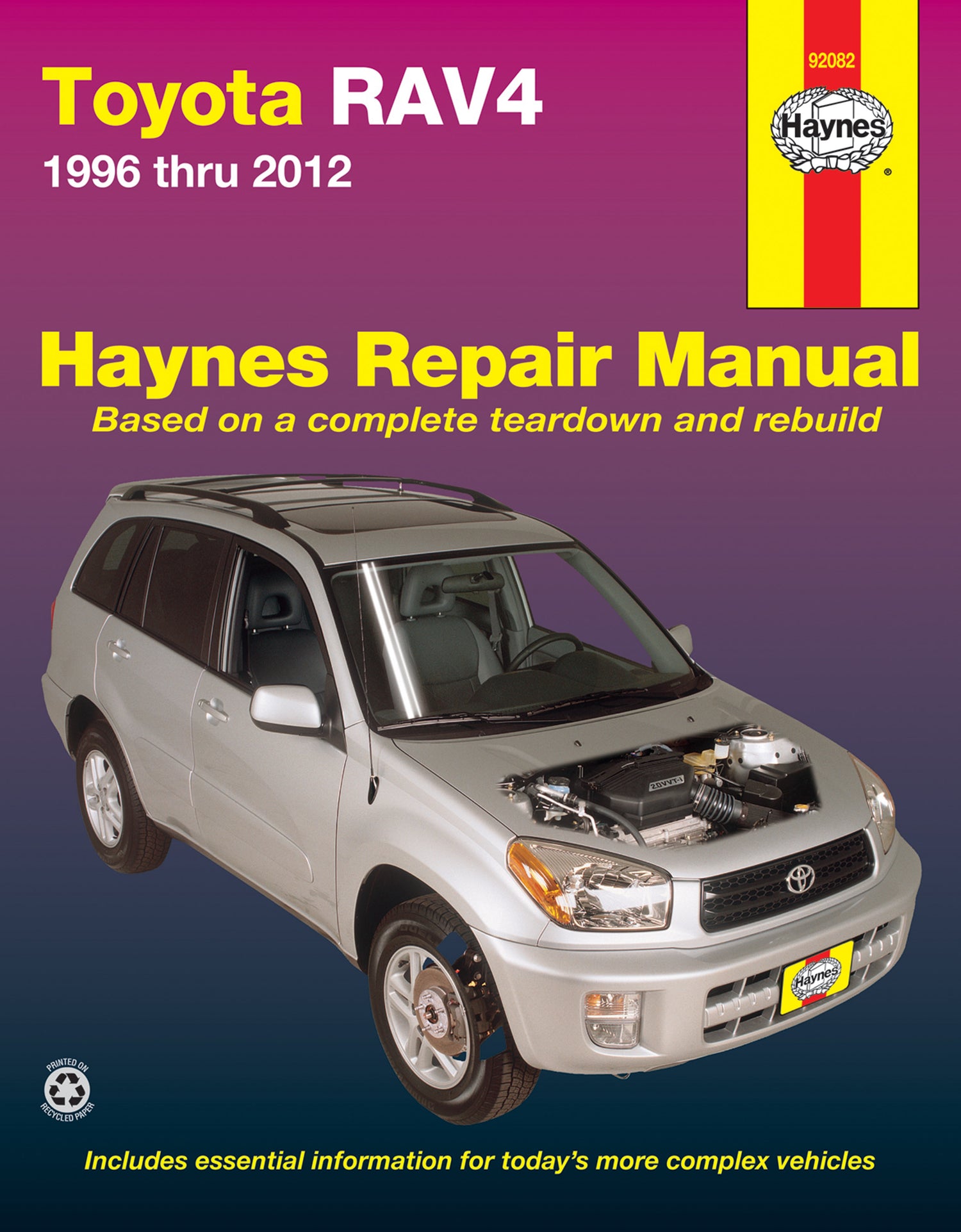 Toyota RAV4 (1996-2012) Haynes Repair Manual (USA)