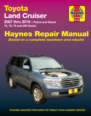 DIY Maintenance & Repair Manuals for Toyota Land Cruiser 200 Cars