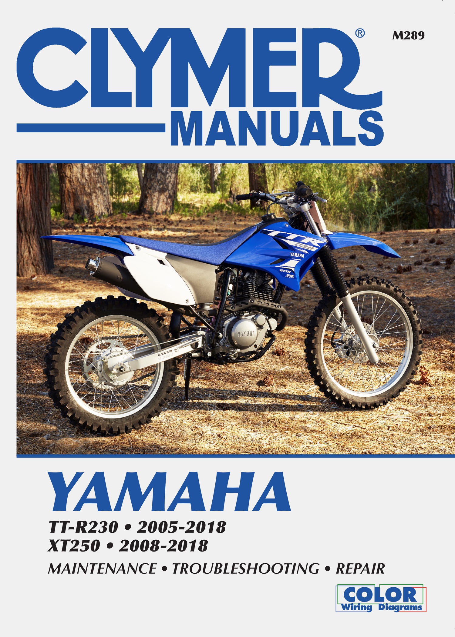 Yamaha TT-R30 and XT250 (2005-2018) Clymer Repair Manual