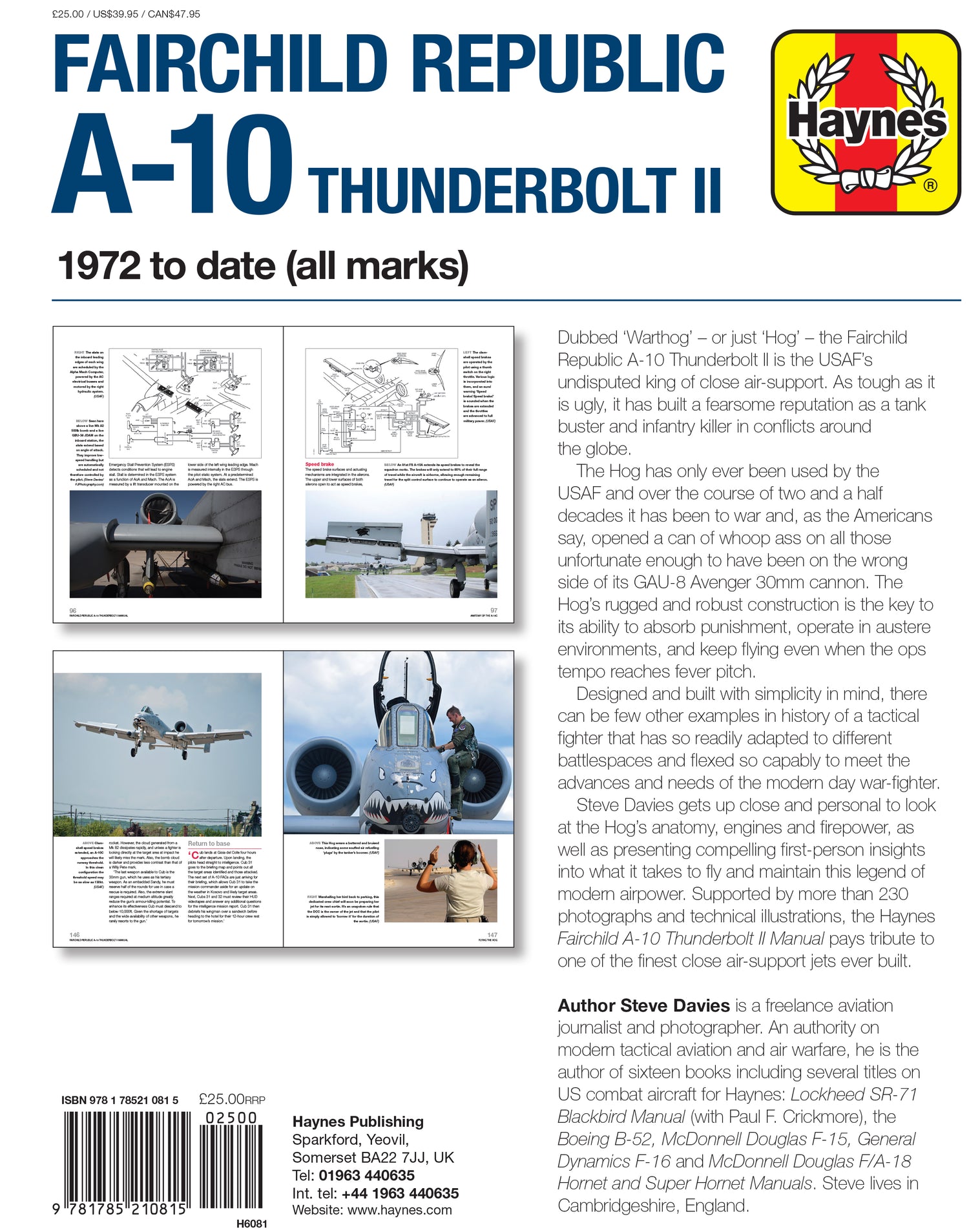 Fairchild Republic A-10 Thunderbolt II Manual