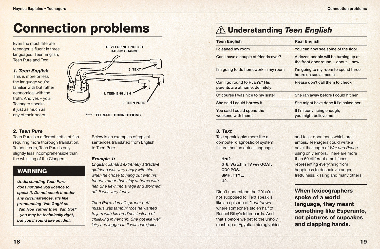 Haynes Explains Teenagers