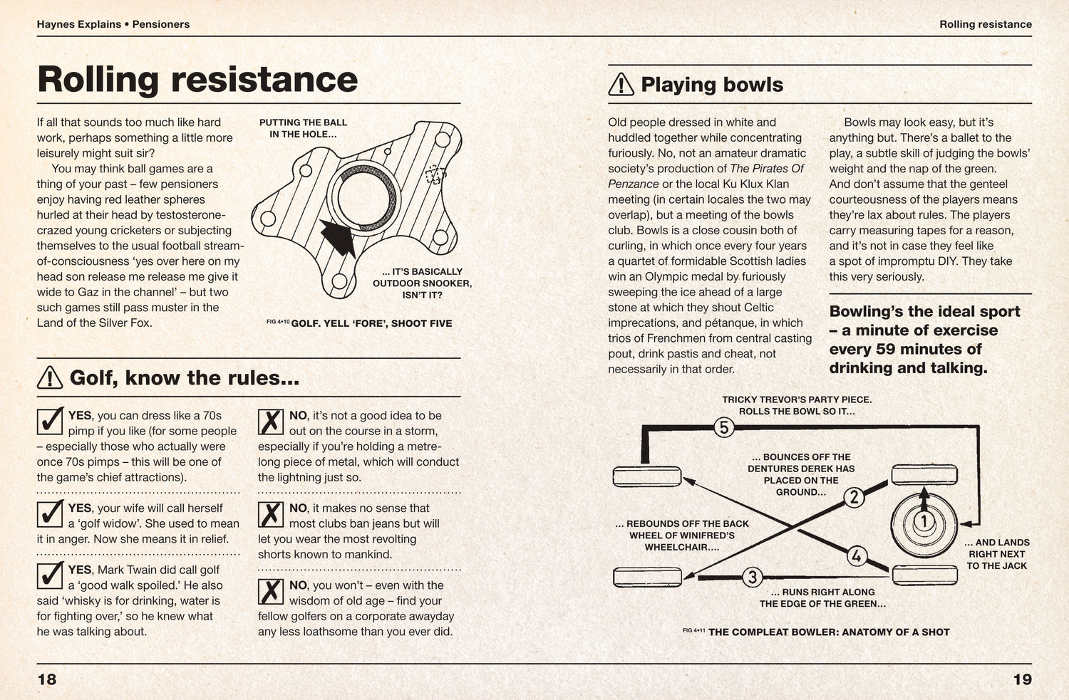 Haynes Explains Pensioners
