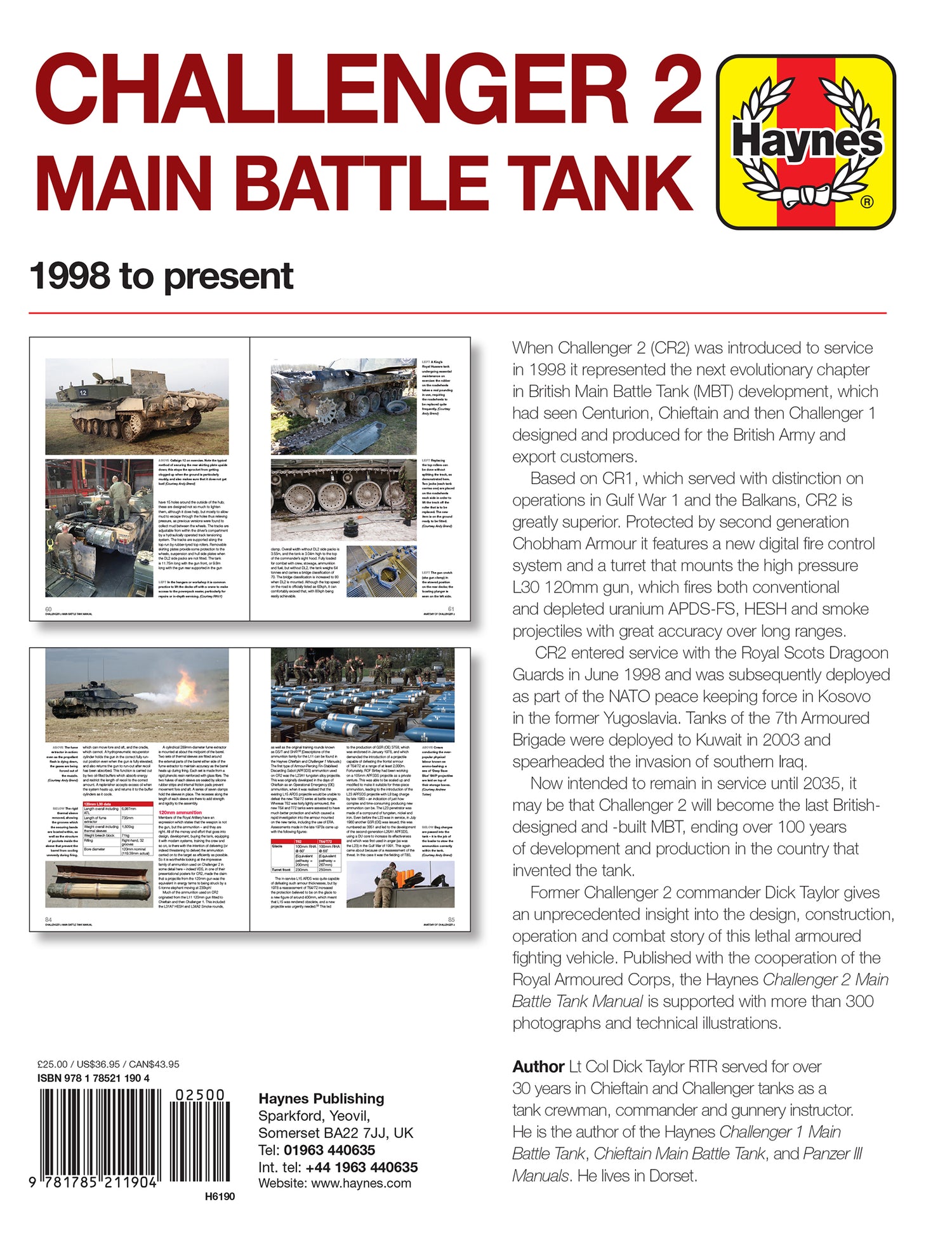 Challenger 2 Main Battle Tank Manual
