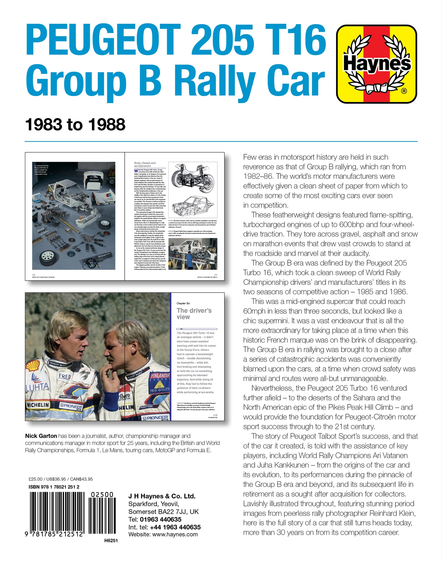 Peugeot 205 T16 Group B Rally Car