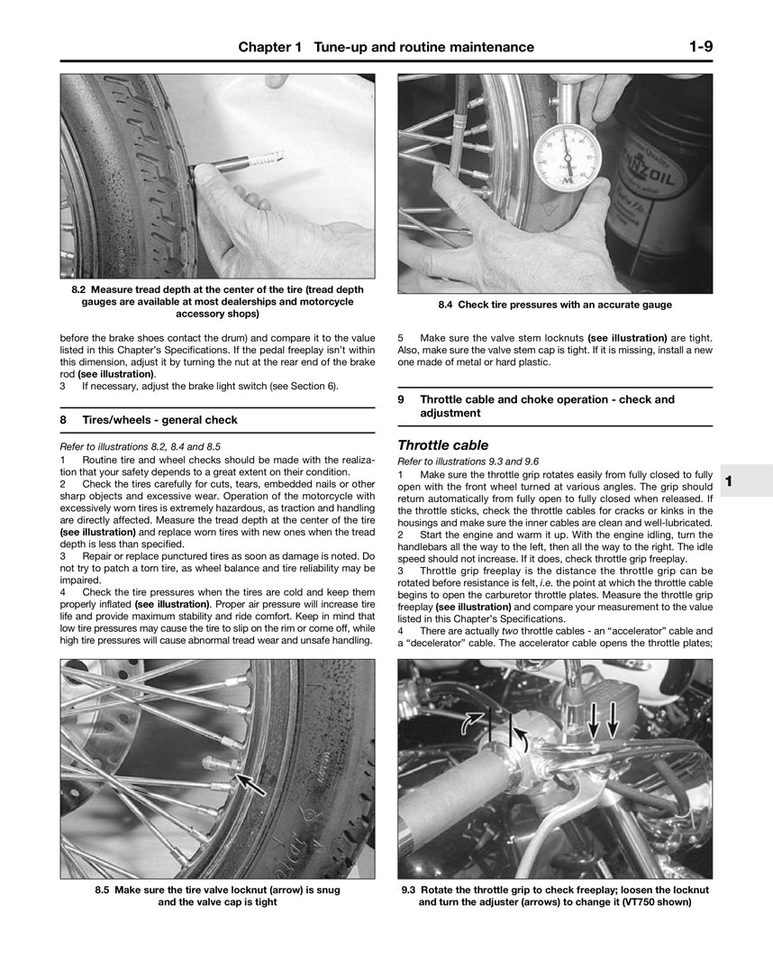 Honda Shadow VT600 & 750 (1988-2019) Haynes Repair Manual