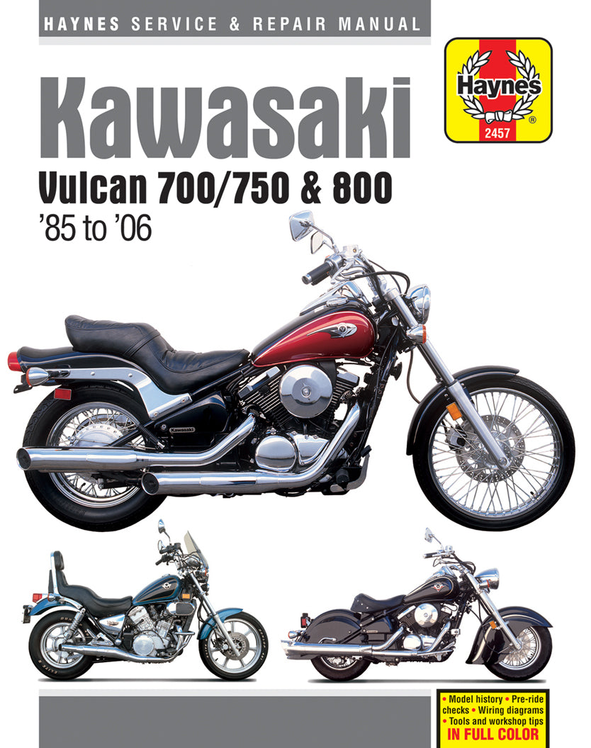 Kawasaki Vulcan 700/750 & 800 (1985-2006) Haynes Repair Manual