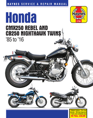 DIY Maintenance & Repair Manuals for Honda CB250 Motorcycles