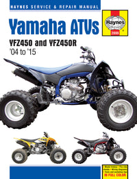 Yamaha YFZ450 & YFZ450R ATVs (2004-2015) Haynes Repair Manual