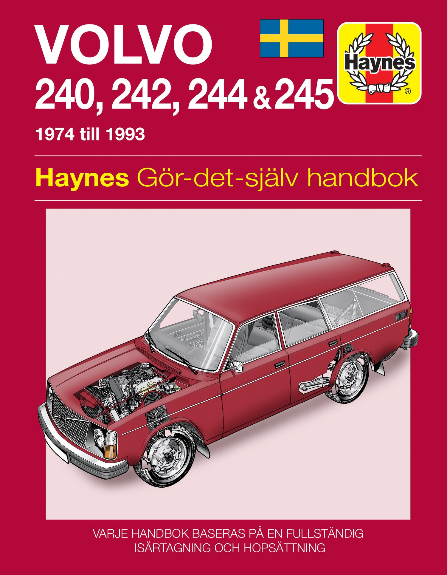 Volvo 240, 242, 244 and 245 1974-1993 Haynes Repair Manual (svenske utgava)