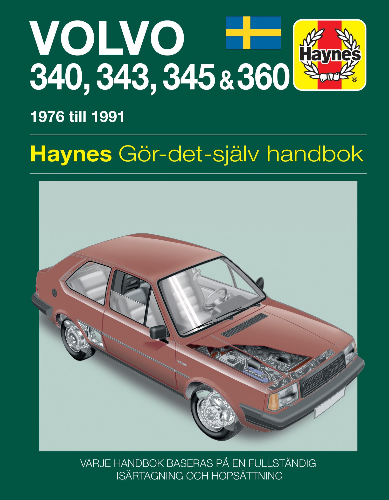 Volvo 340, 343, 345 and 360 (1976-1991) Haynes Repair Manual (svenske utgava)