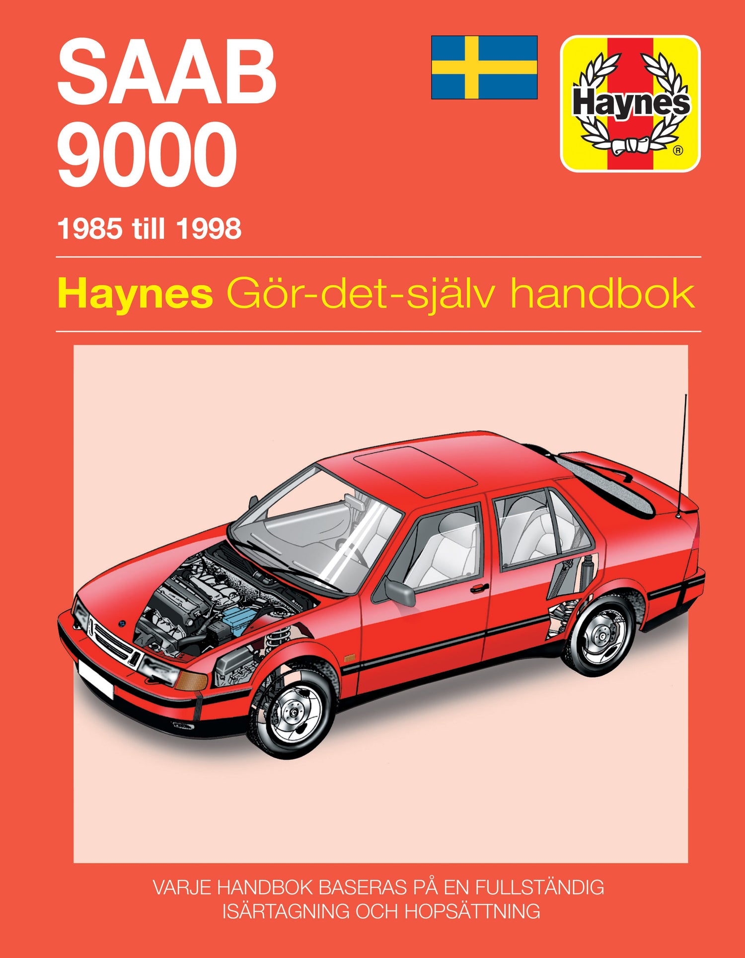 Saab 9000 (1985-1998) Haynes Repair Manual (svenske utgava)