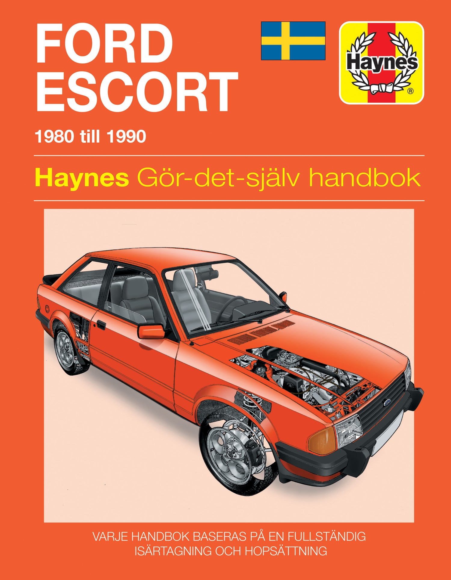 Ford Escort (1980-1990) Haynes Repair Manual (svenske utgava)