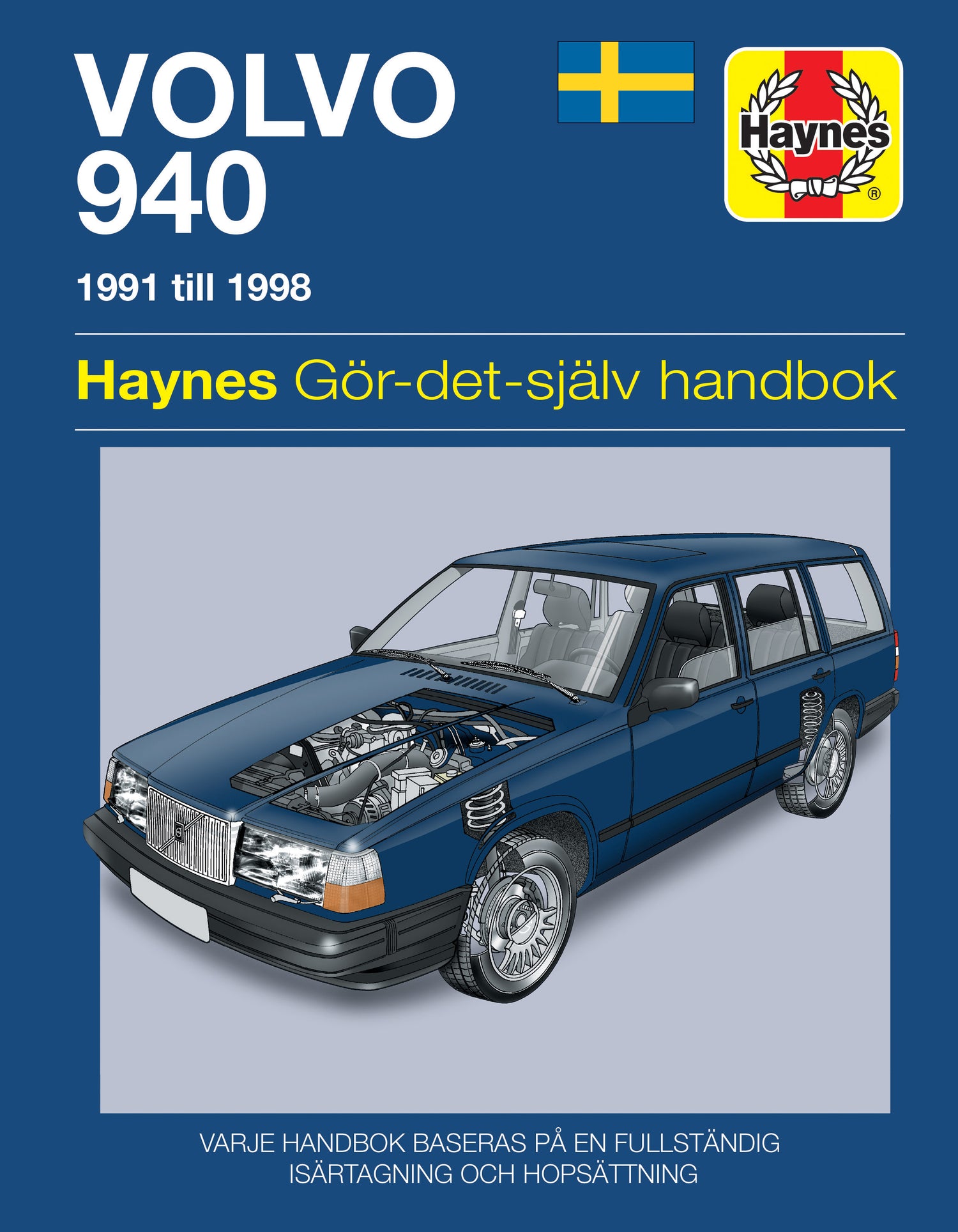 Volvo 940 (1991-1998) Haynes Repair Manual (svenske utgava)