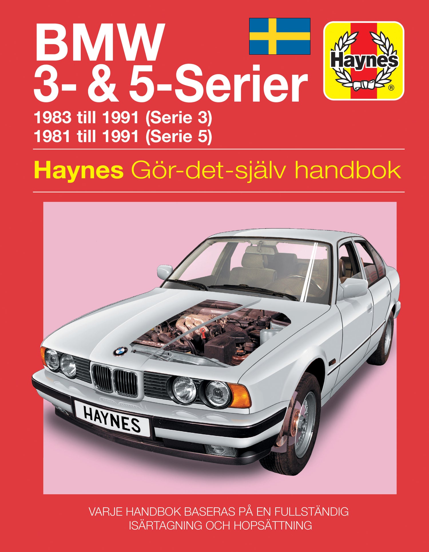 BMW 3- and 5-Serien (1981-1991) Haynes Repair Manual (svenske utgava)