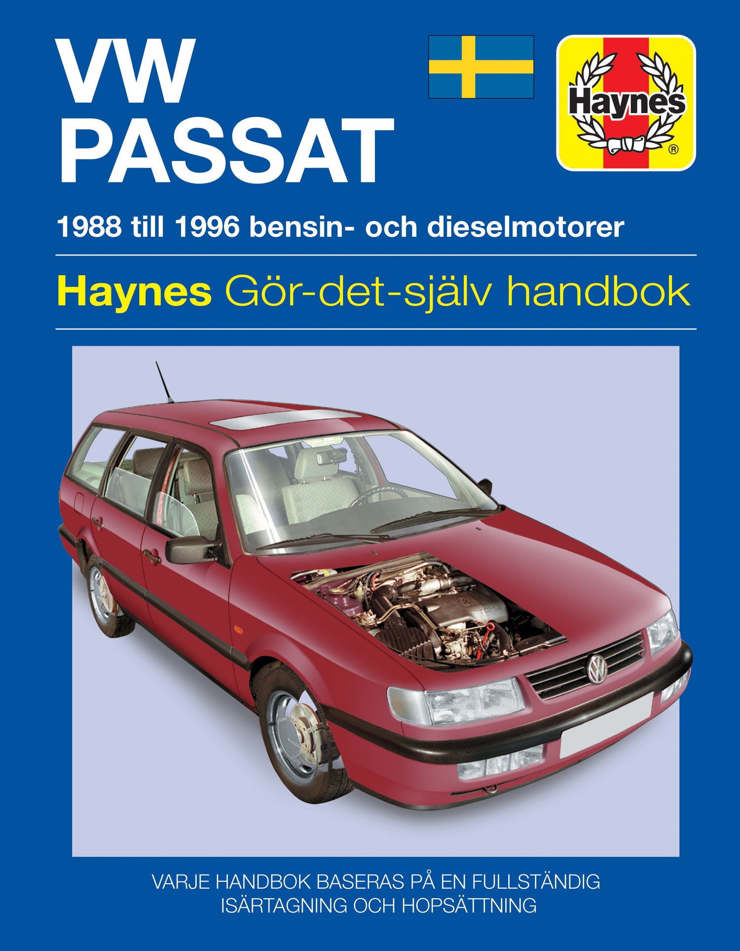 Volkswagen Passat (1988-1996) Haynes Repair Manual (svenske utgava)