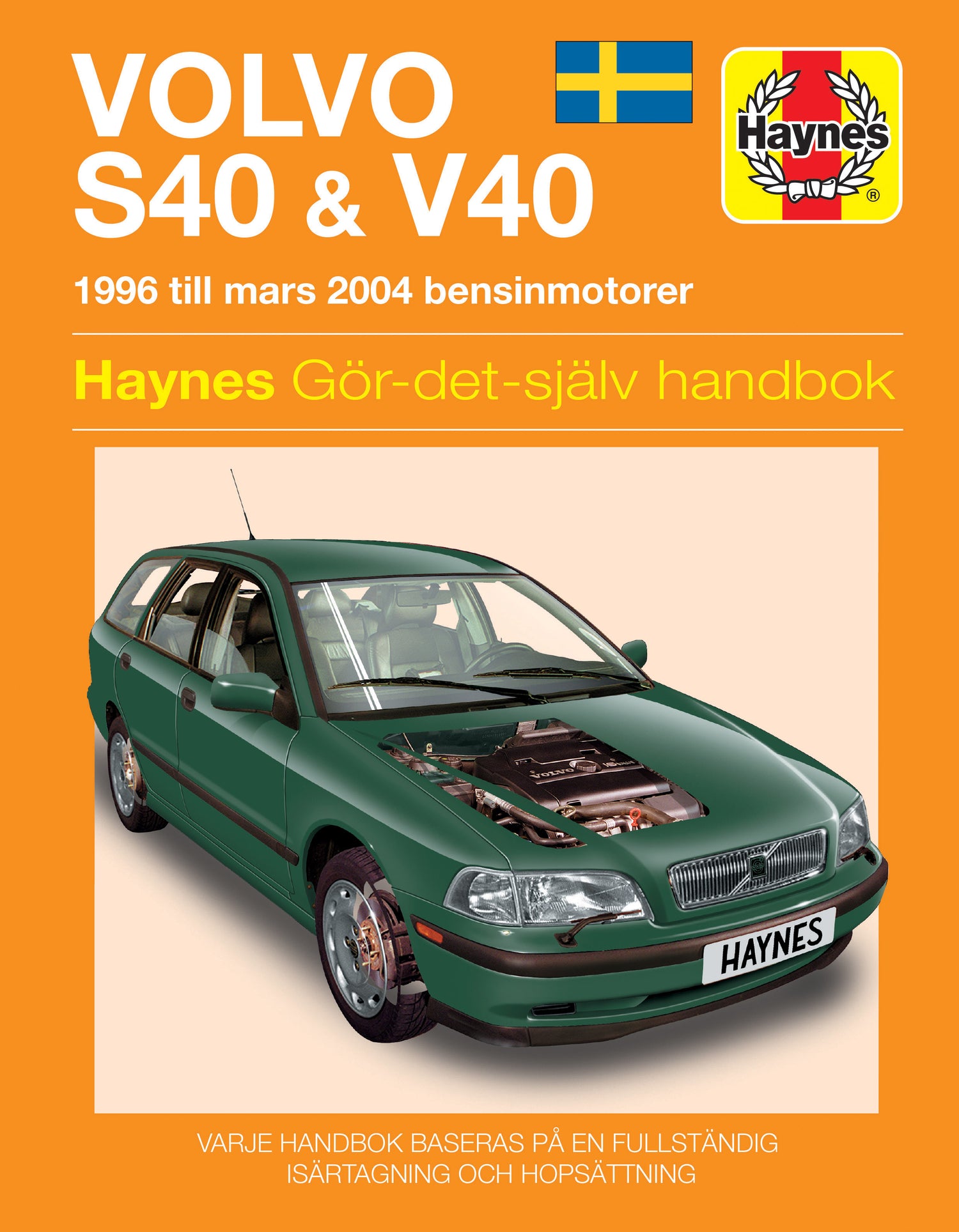 Volvo S40 and V40 (1996-2004) Haynes Repair Manual (svenske utgava)