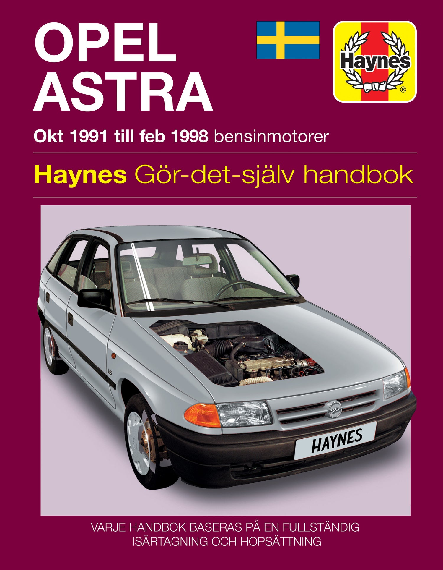 Opel Astra (1991-1998) Haynes Repair Manual (svenske utgava)