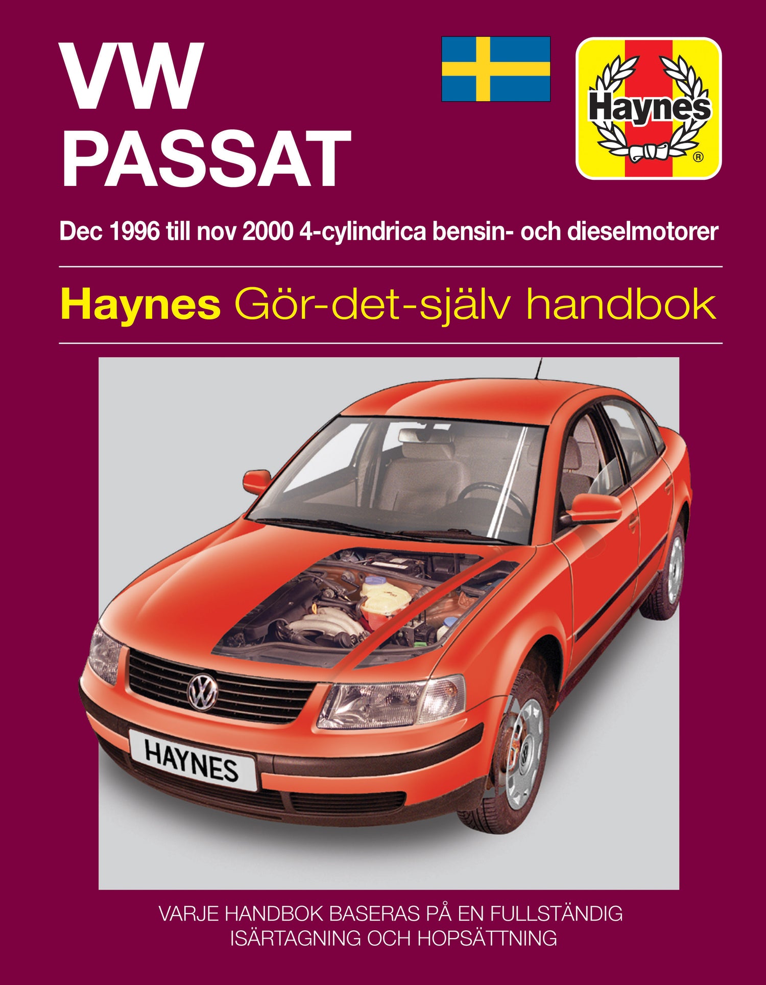 Volkswagen Passat (Dec 1996-Nov 2000) Haynes Repair Manual (svenske utgava)