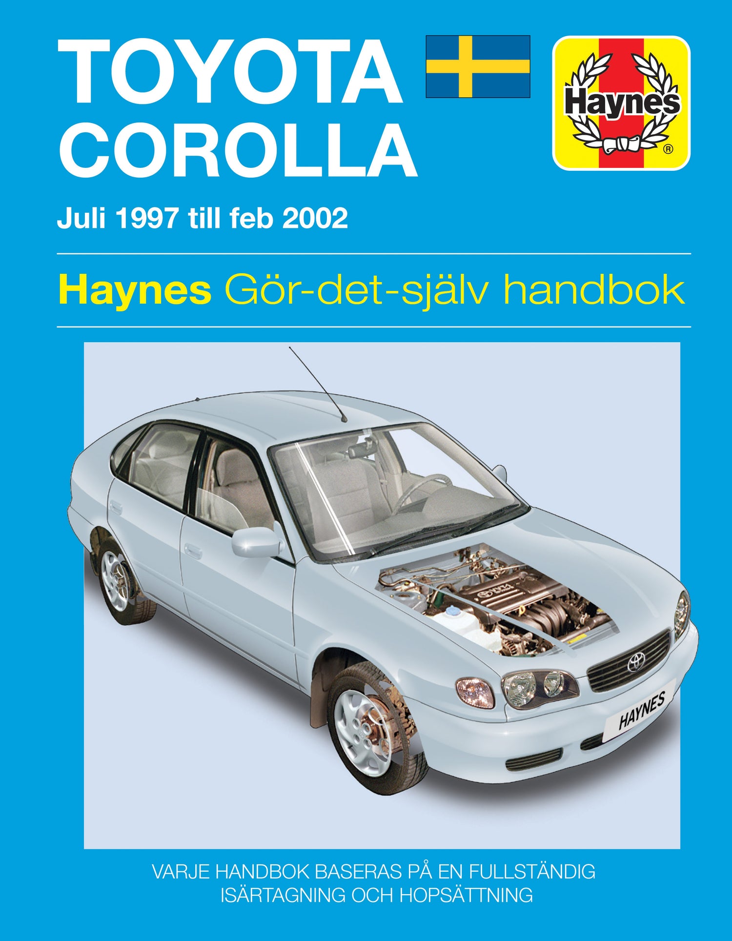 Toyota Corolla (Juli 1997-Feb 2002) Haynes Repair Manual (svenske utgava)