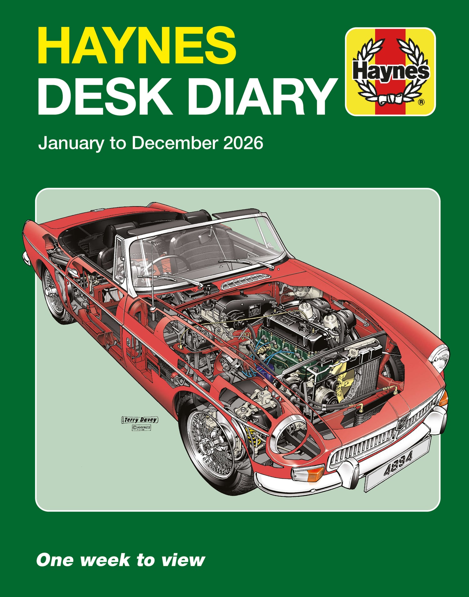 Haynes Desk Diary 2026 Front Cover