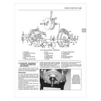 Technical diagram of an engine lower end with labeled parts on a white background