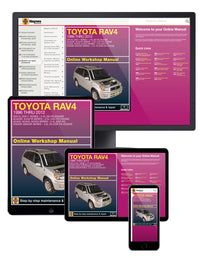 Toyota RAV4 (1994-2012) Haynes Repair Manual Online Manual