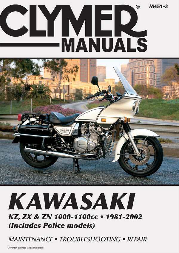 Kawasaki KZ, ZX & ZN 1000-1100cc Motorcycle (1981-2002) Service