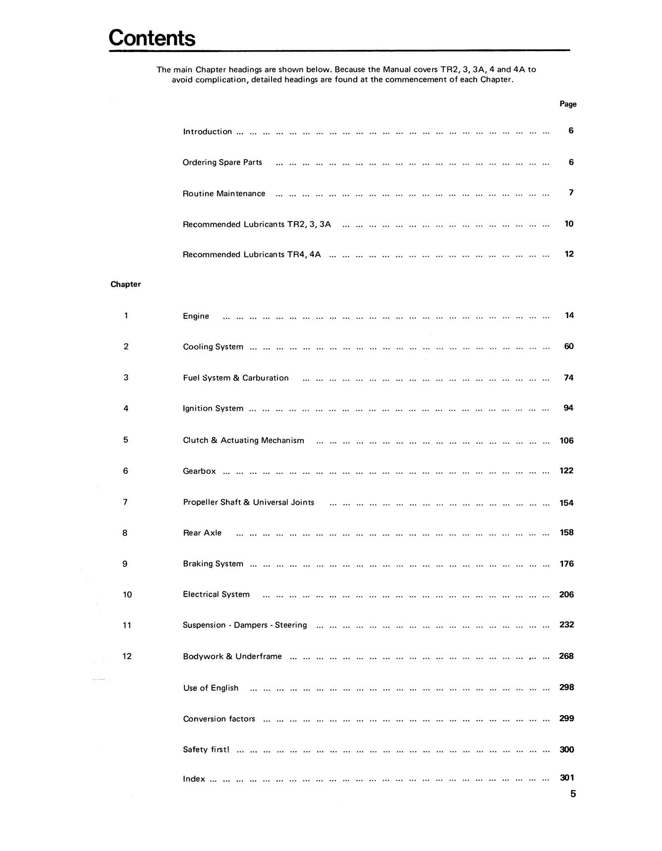 Triumph TR2, TR3, TR3A, TR4 & TR4A (1952-1967) Haynes Repair Manual