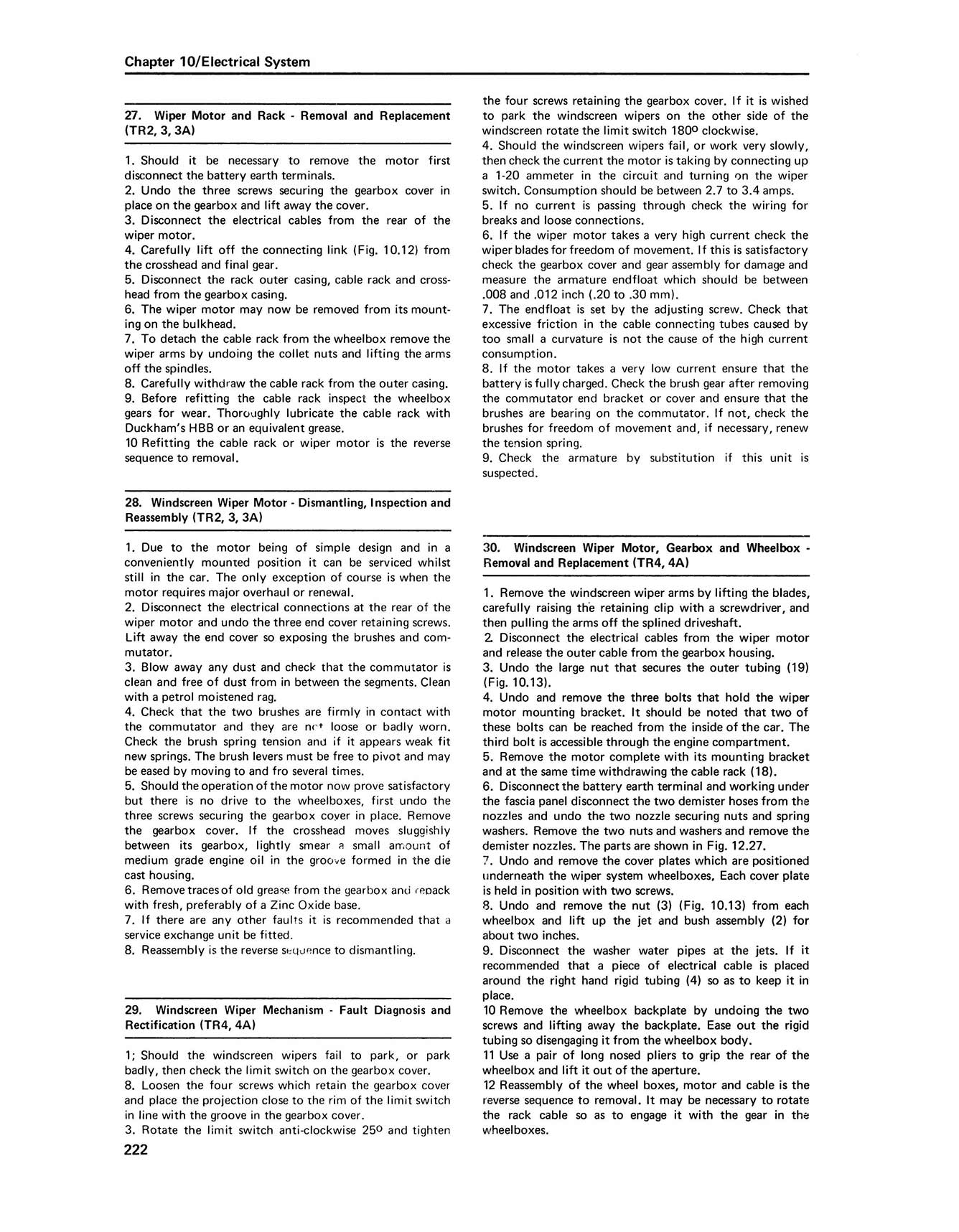 Triumph TR2, TR3, TR3A, TR4 & TR4A (1952-1967) Haynes Repair Manual