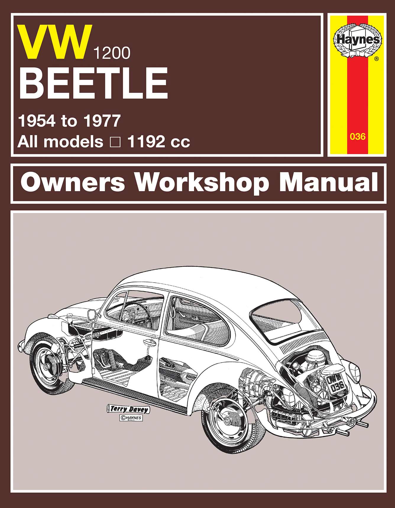 Volkswagen Beetle 1200 (1954-1977) Haynes Repair Manual – Haynes