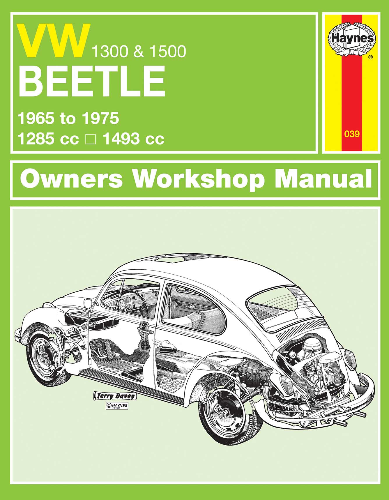 Volkswagen Beetle 1300 & 1500 (1965-1975) Haynes Repair Manual