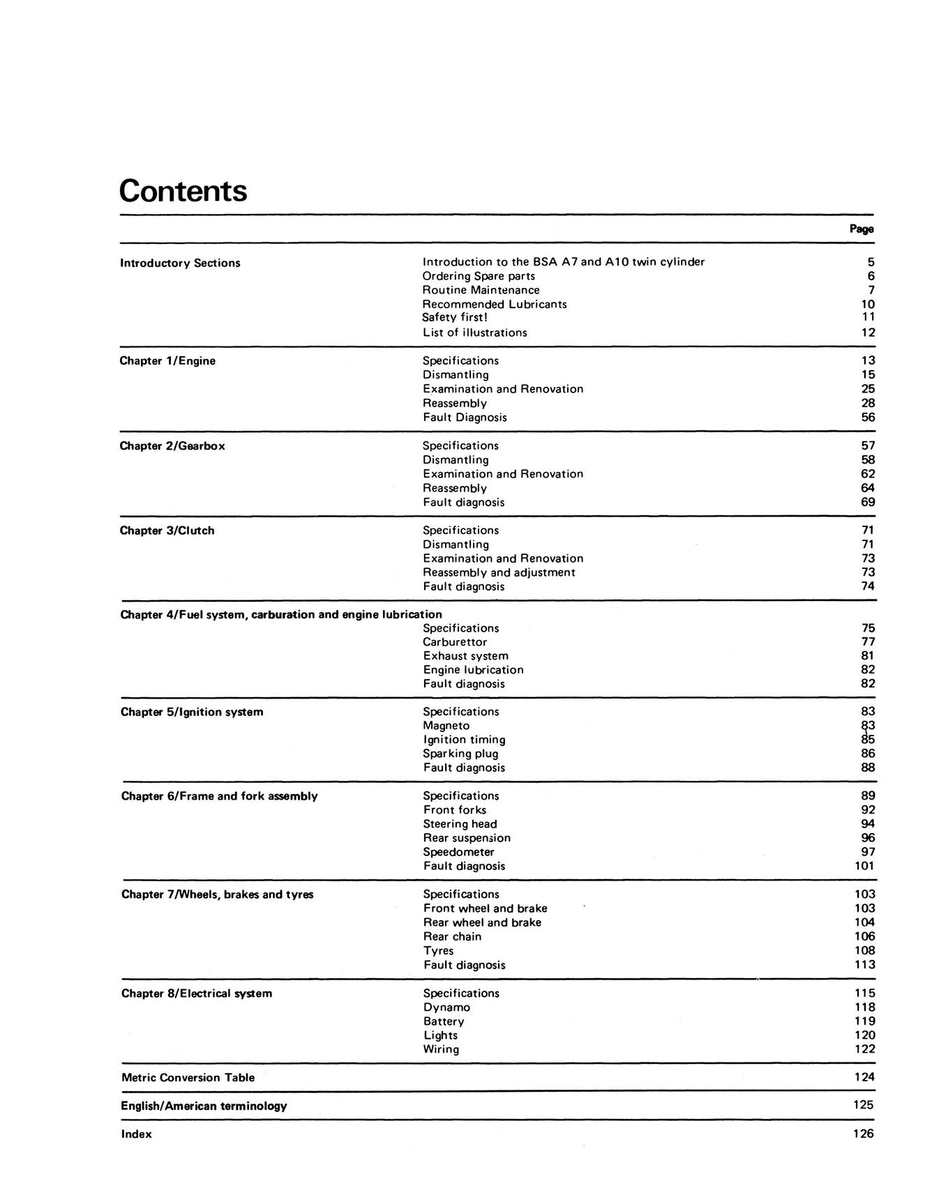 BSA A7 & A10 Twins (1947-1962) Haynes Repair Manual