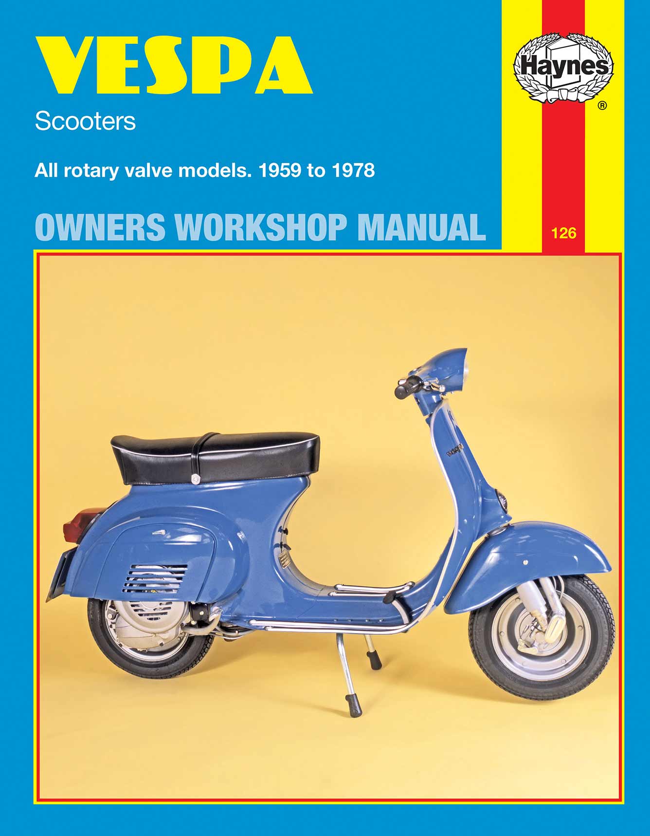 Vespa Scooters (1959-1978) Haynes Repair Manual Printed Book Front Cover