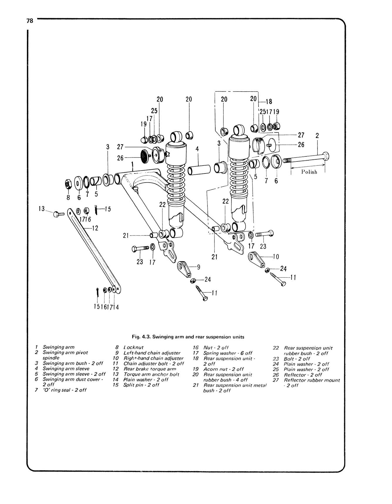 ヘインズ マニュアル KAWASAKI 250.350 72to79 整備書 Kawasaki 250