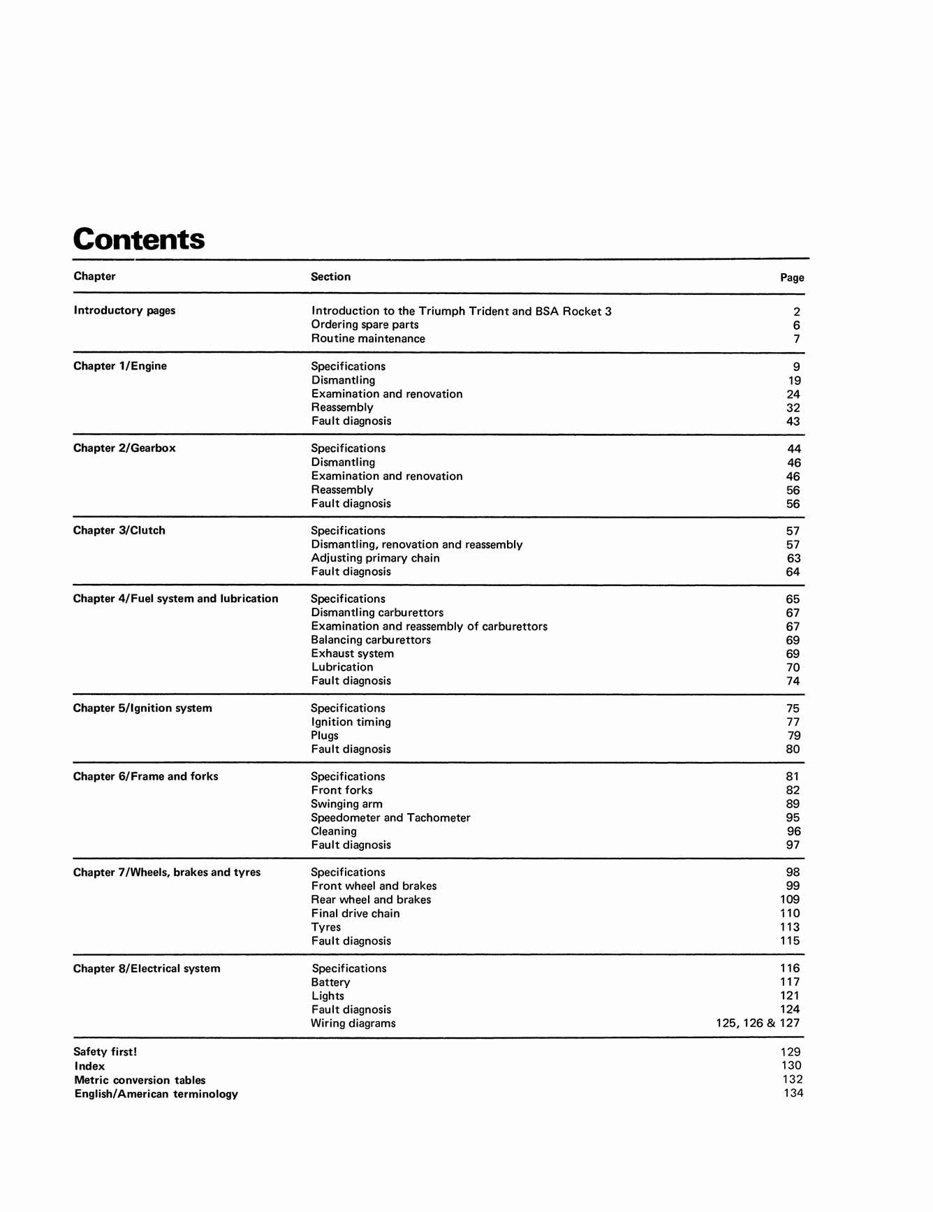 Triumph Trident & BSA Rocket 3 (1969-1975) Haynes Repair Manual