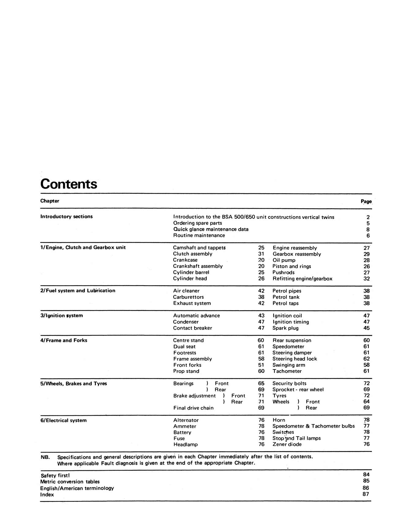 BSA A50 & A65 Twins (1962-1973) Haynes Repair Manual