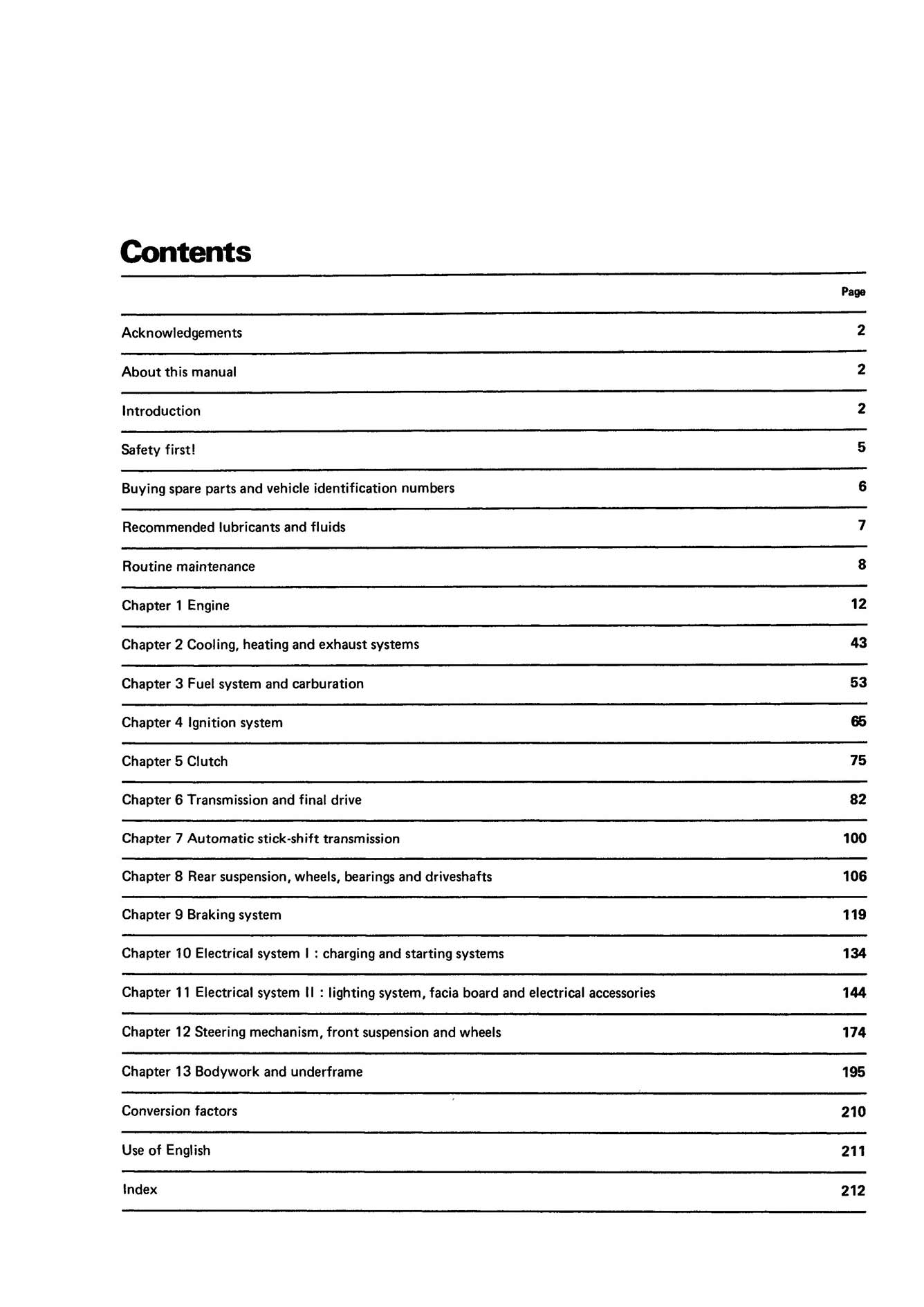 Volkswagen Beetle 1303, 1303S & GT (1972-1975) Haynes Repair Manual