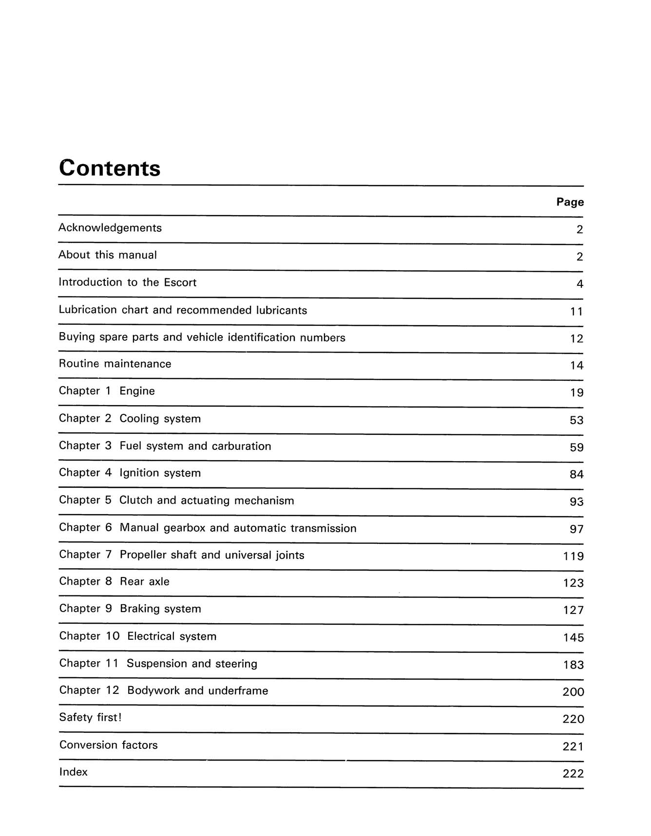 Ford Escort Mk I 1100 & 1300 (1968-1974) Haynes Repair Manual
