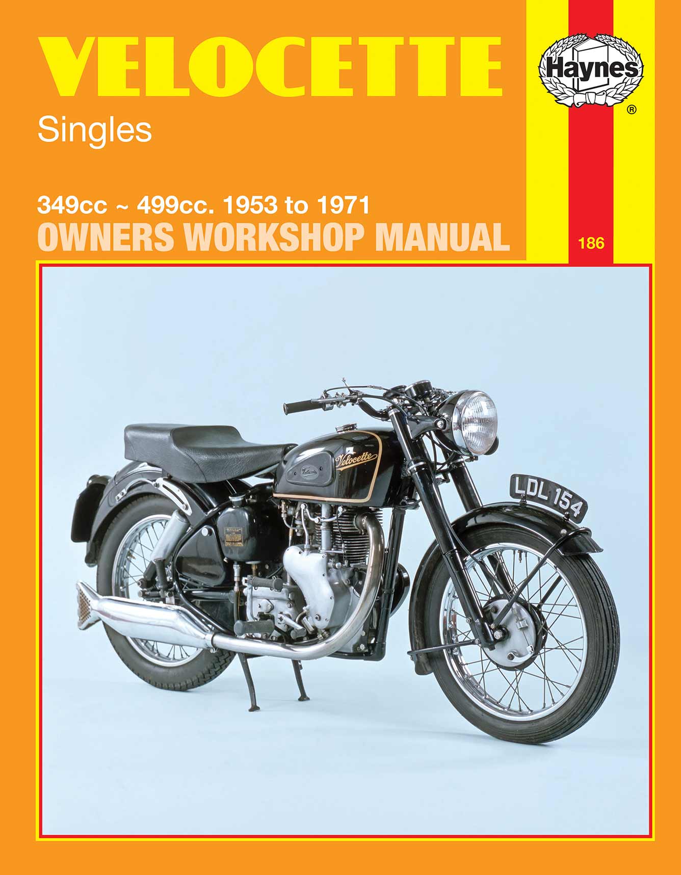 Velocette Singles (1953-1969) Haynes Repair Manual Printed Book Front Cover