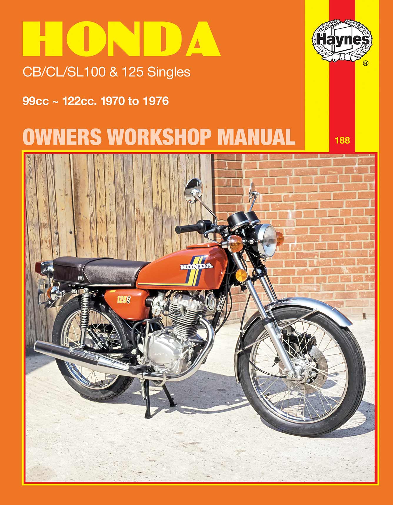 Honda CB-CL100 & 125 (1970-1976) Haynes Repair Manual Printed Book Front Cover