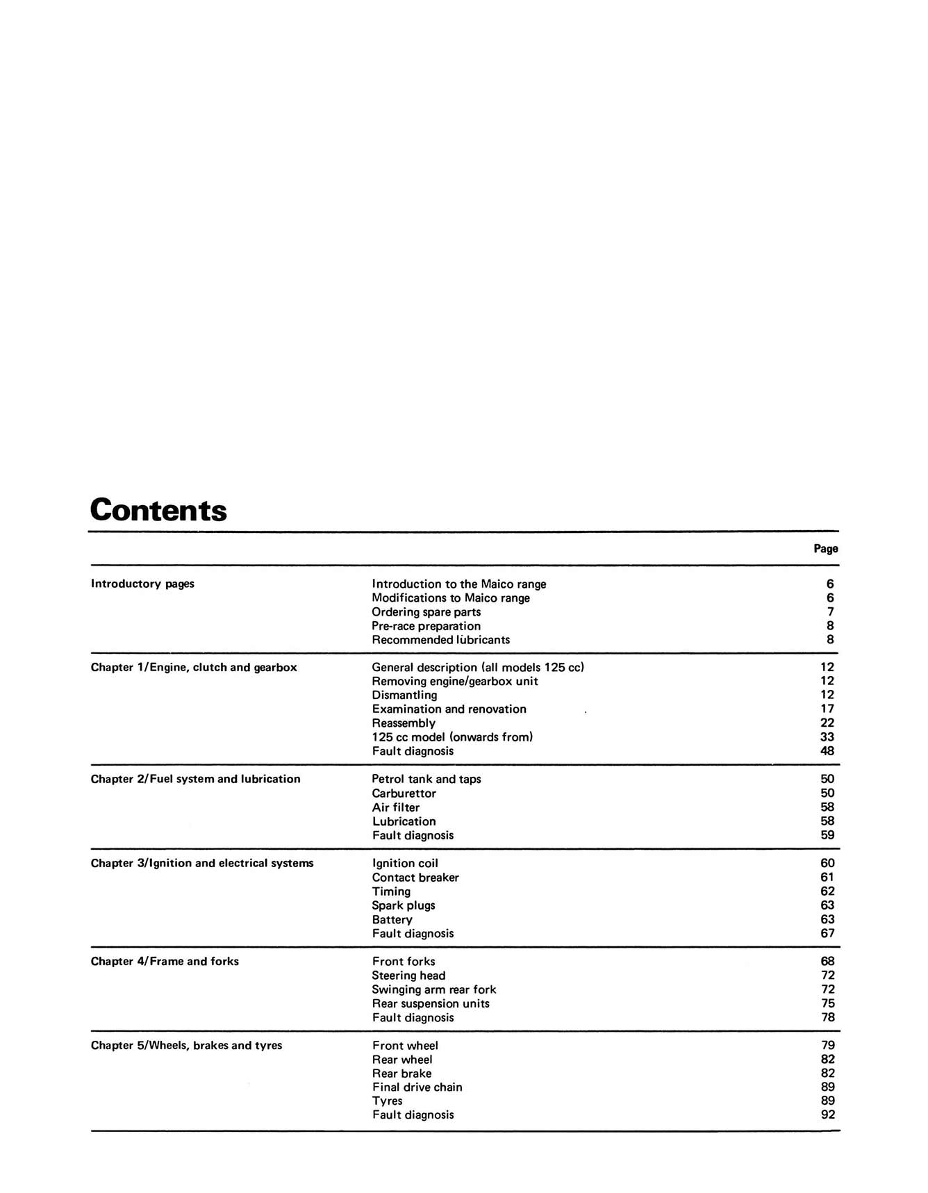 Maico Competition Models (1973-1975) Hayes Repair Manuals