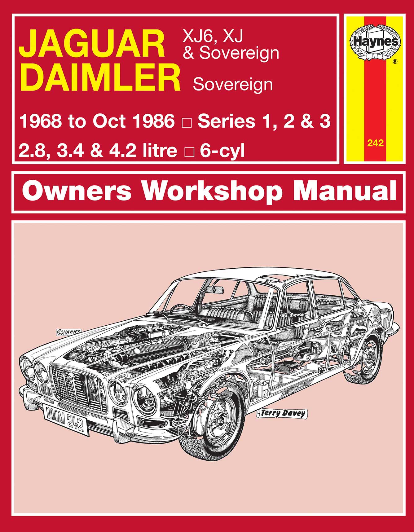 Jaguar XJ6, XJ & Sovereign; Daimler Sovereign (1968-Oct 1986) Haynes Repair Manual