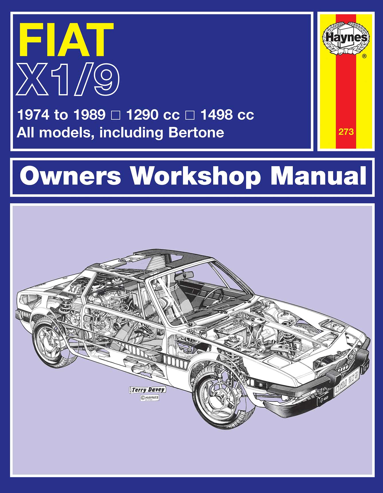 Fiat X1/9 (1974-1989) Haynes Repair Manual – Haynes Manuals United Fiat X1/9 (1974-1989) Haynes Repair Manual – Haynes Manuals United