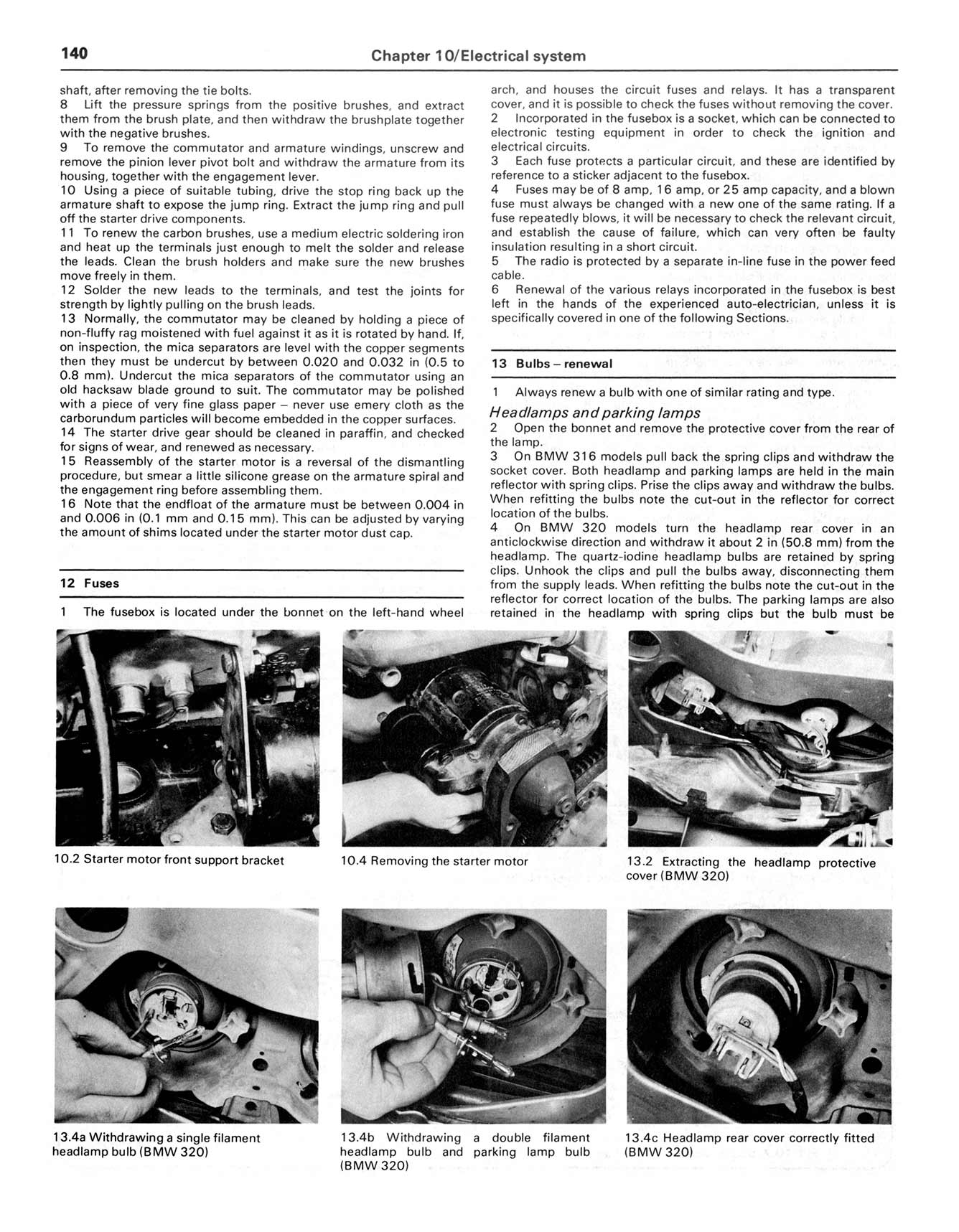 BMW 316, 320 & 320i (4-cyl)(1975-Feb 1983) Haynes Repair Manual
