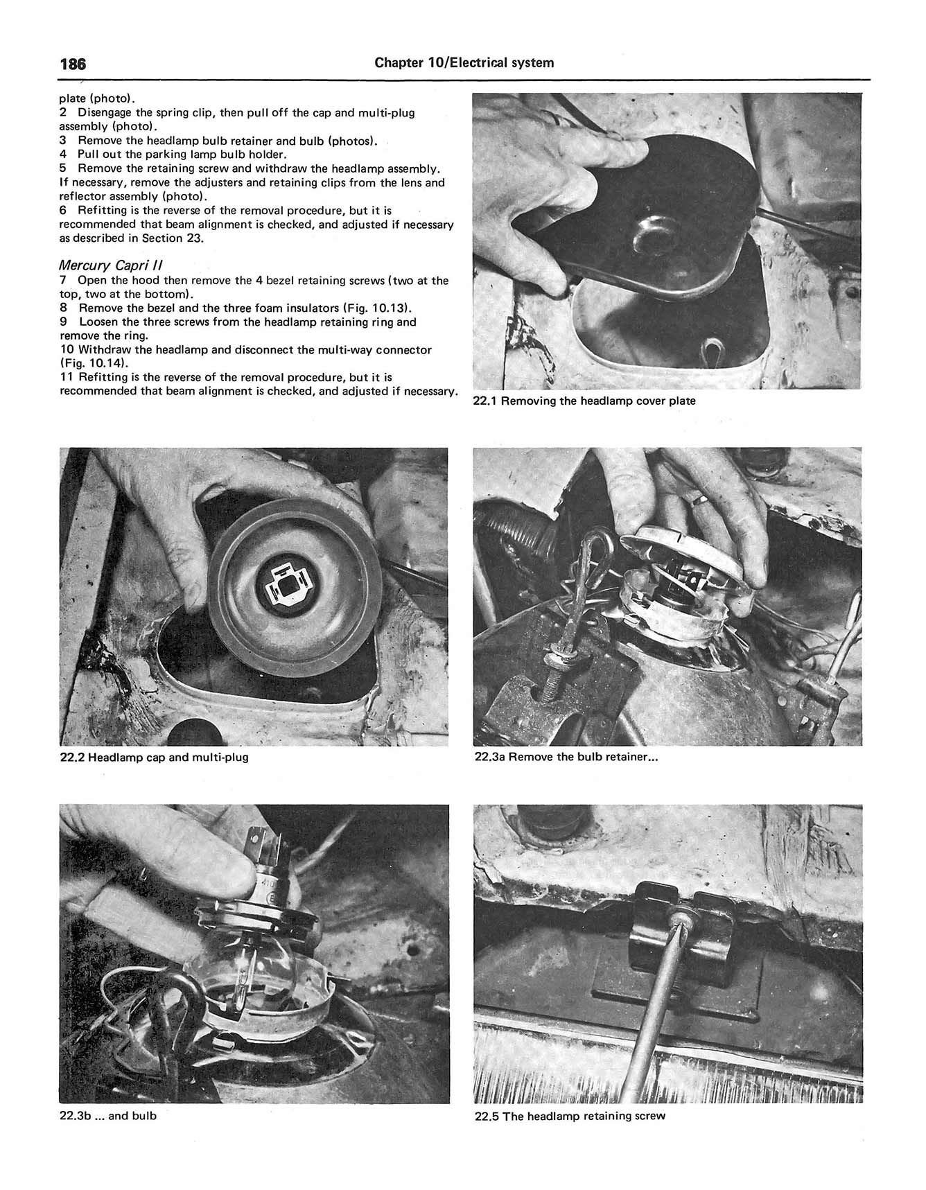 Ford Capri II (and III) 1.6 & 2.0 (1974-1987) Haynes Repair Manual