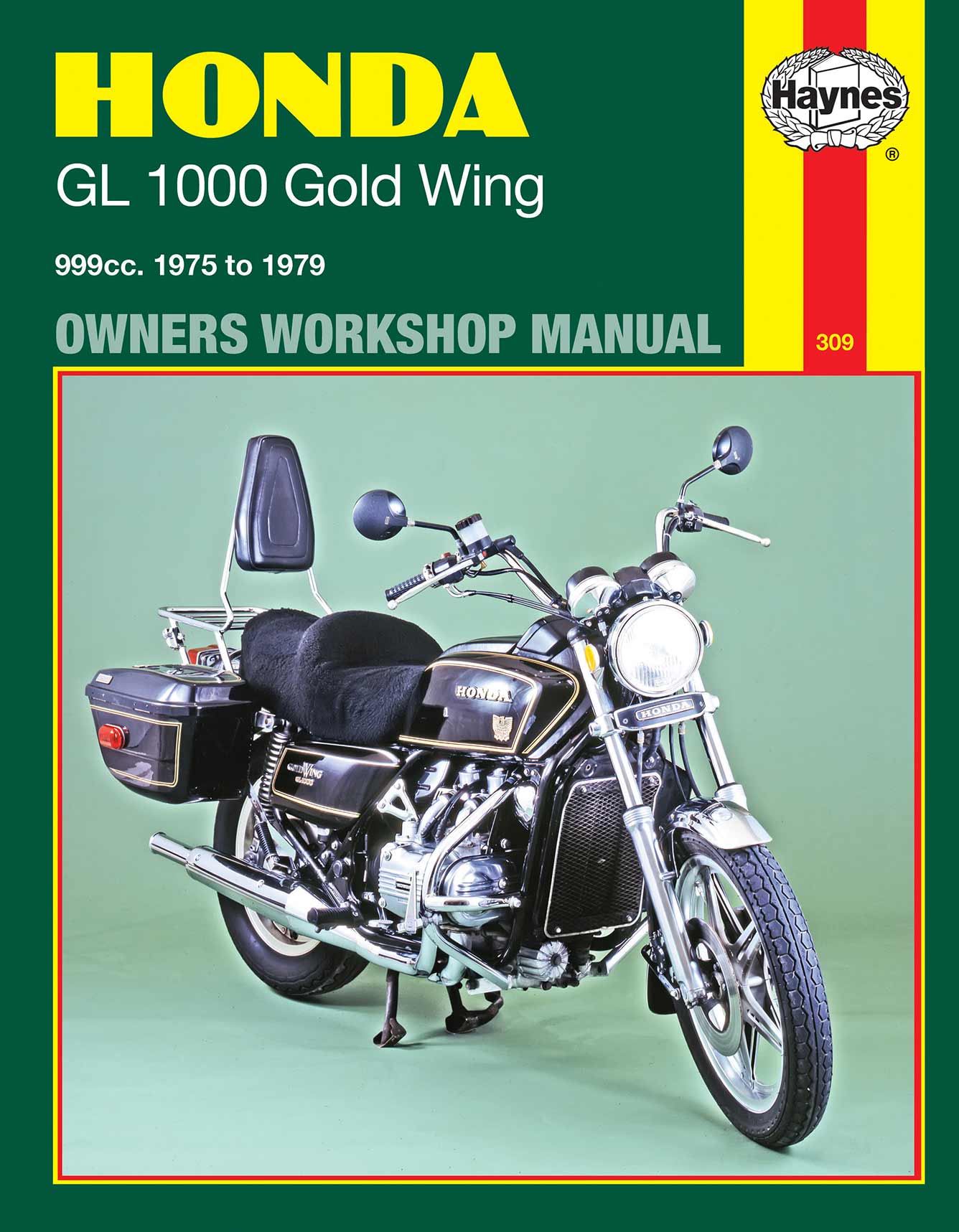 Honda GL1000 Gold Wing (1975-1979) Haynes Repair Manual Printed Book Front Cover